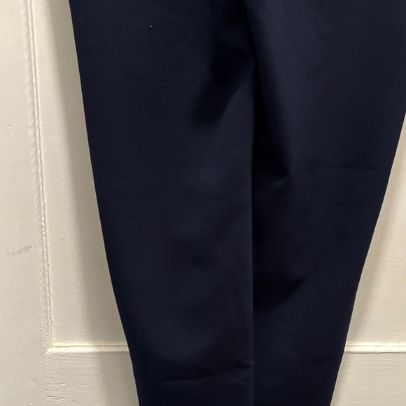 Veronica Beard Navy Trousers with Gold Buttons - Picture 6 of 13